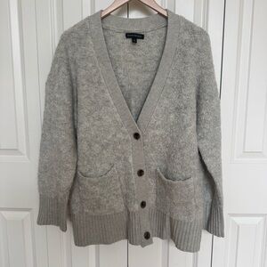 Banana Republic Safido Boucle Alpaca Cardigan